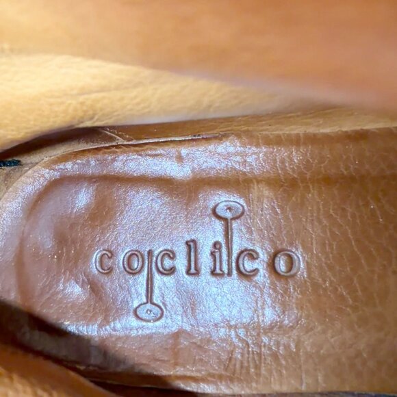 Coclico Black Italian Leather Knee High Boots Made in Spain Low Heel EU 36 US 6 - Picture 10 of 14